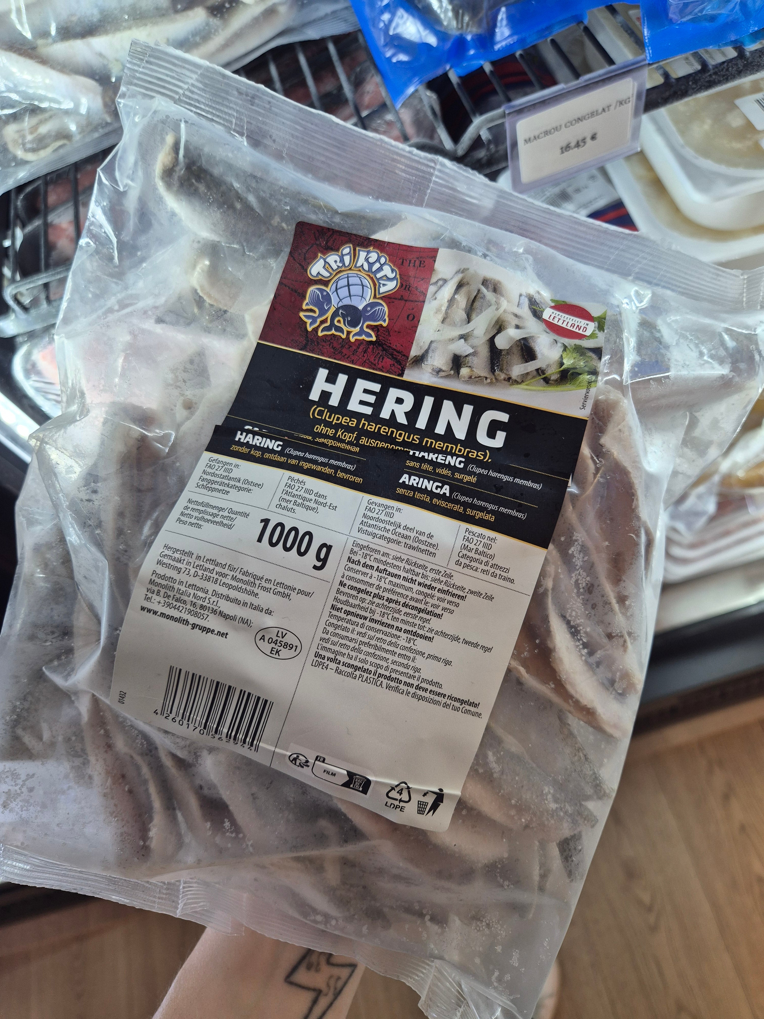 HERING CONGELAT RUS 1KG