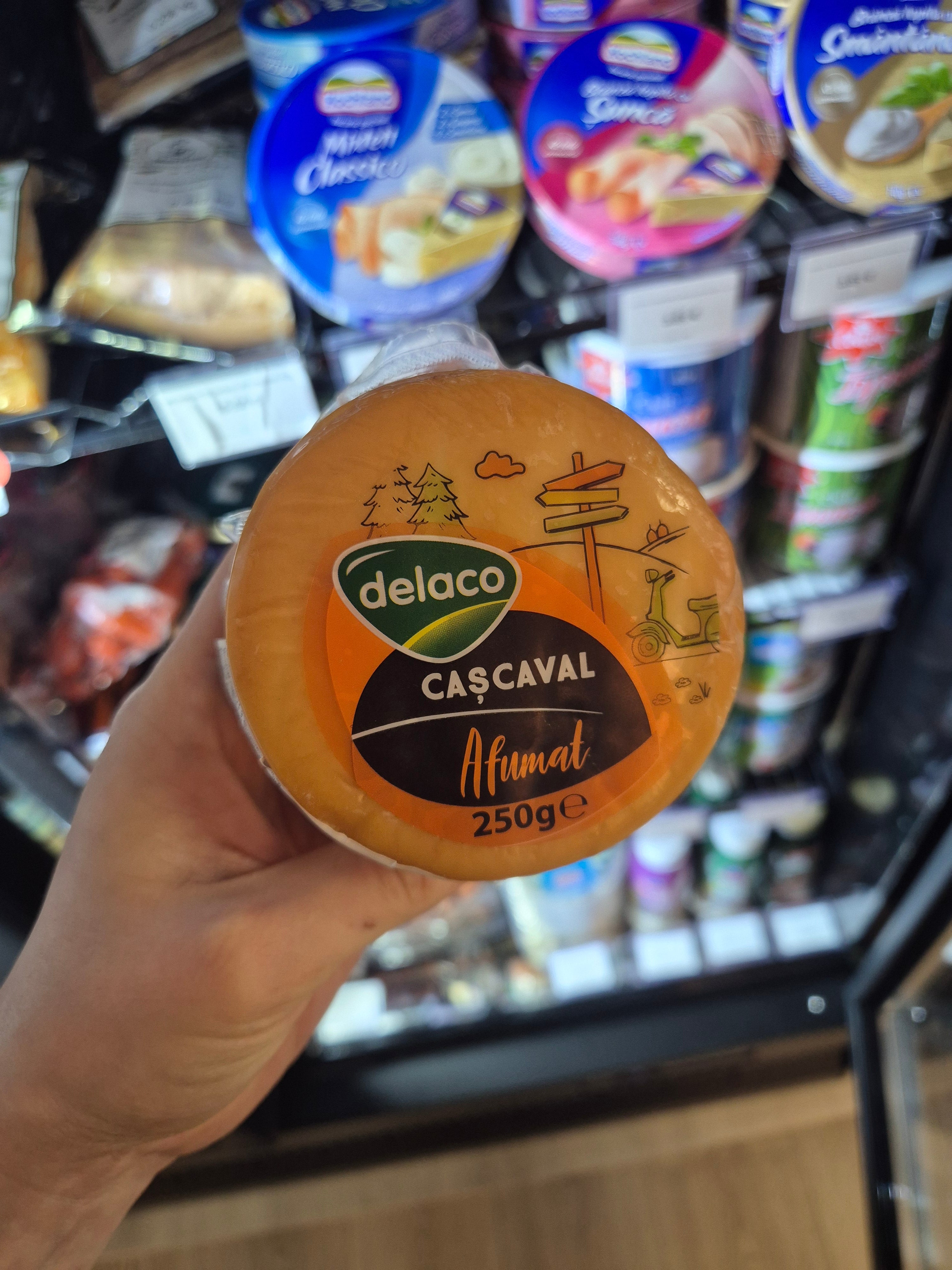 DELACO CASCAVAL AFUMAT 250G