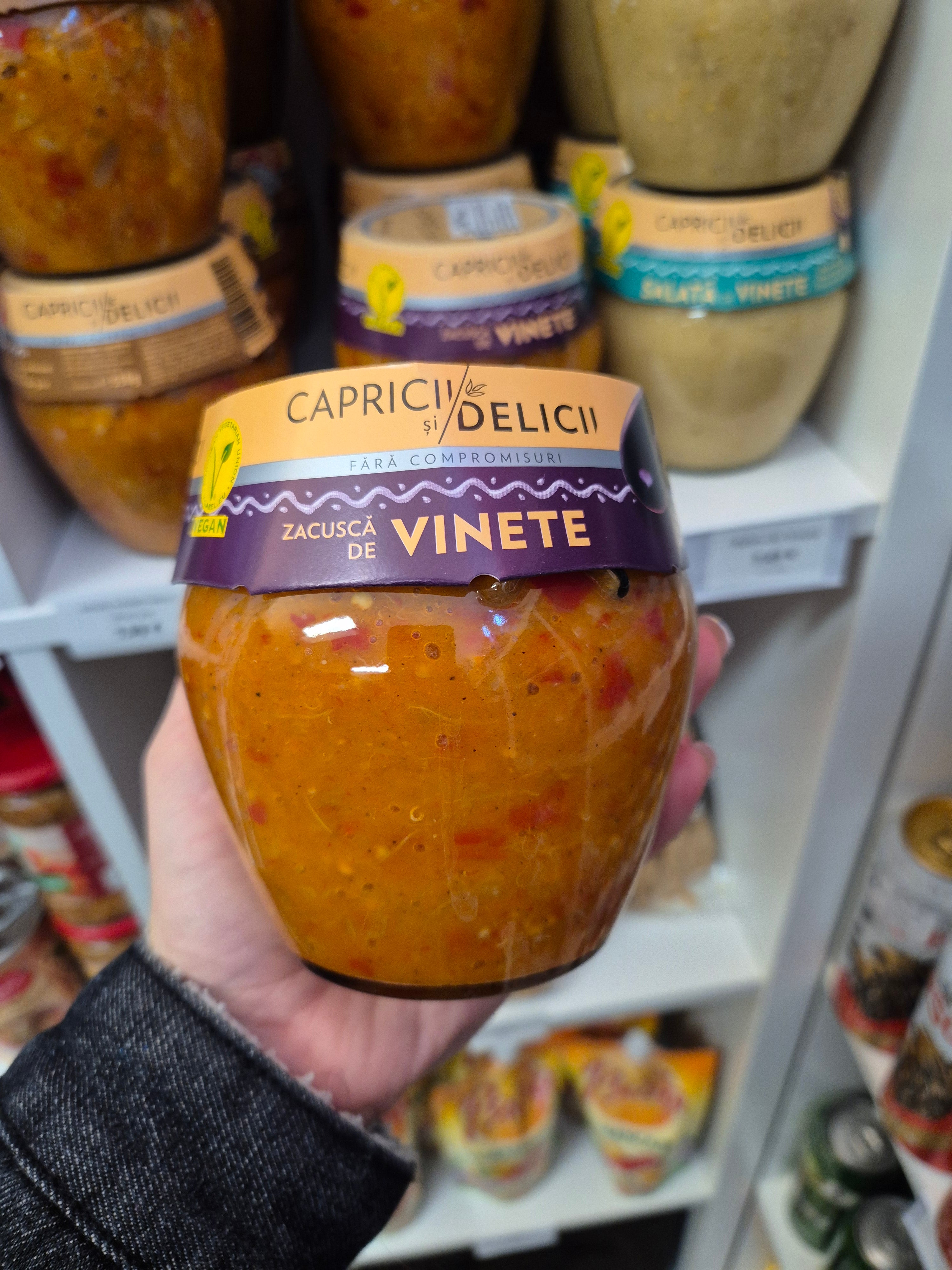 ZACUSCA DE VINETE CAPRICII DELICII 550G