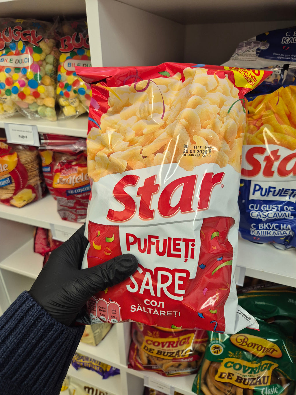 STAR PUFULETI SALE / FROMAGE 80G