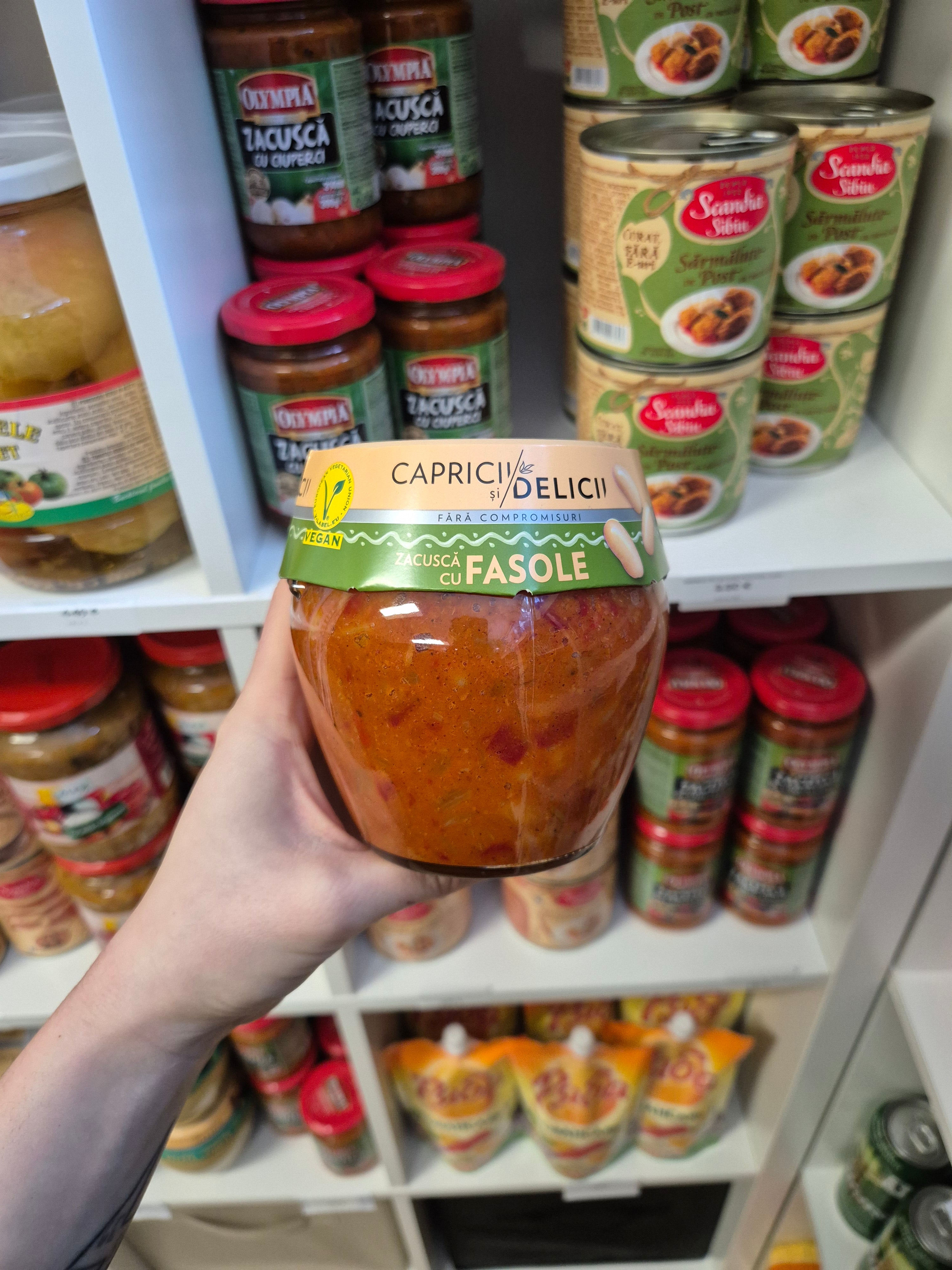 ZACUSCA FASOLE CAPRICII SI DELICII 550G