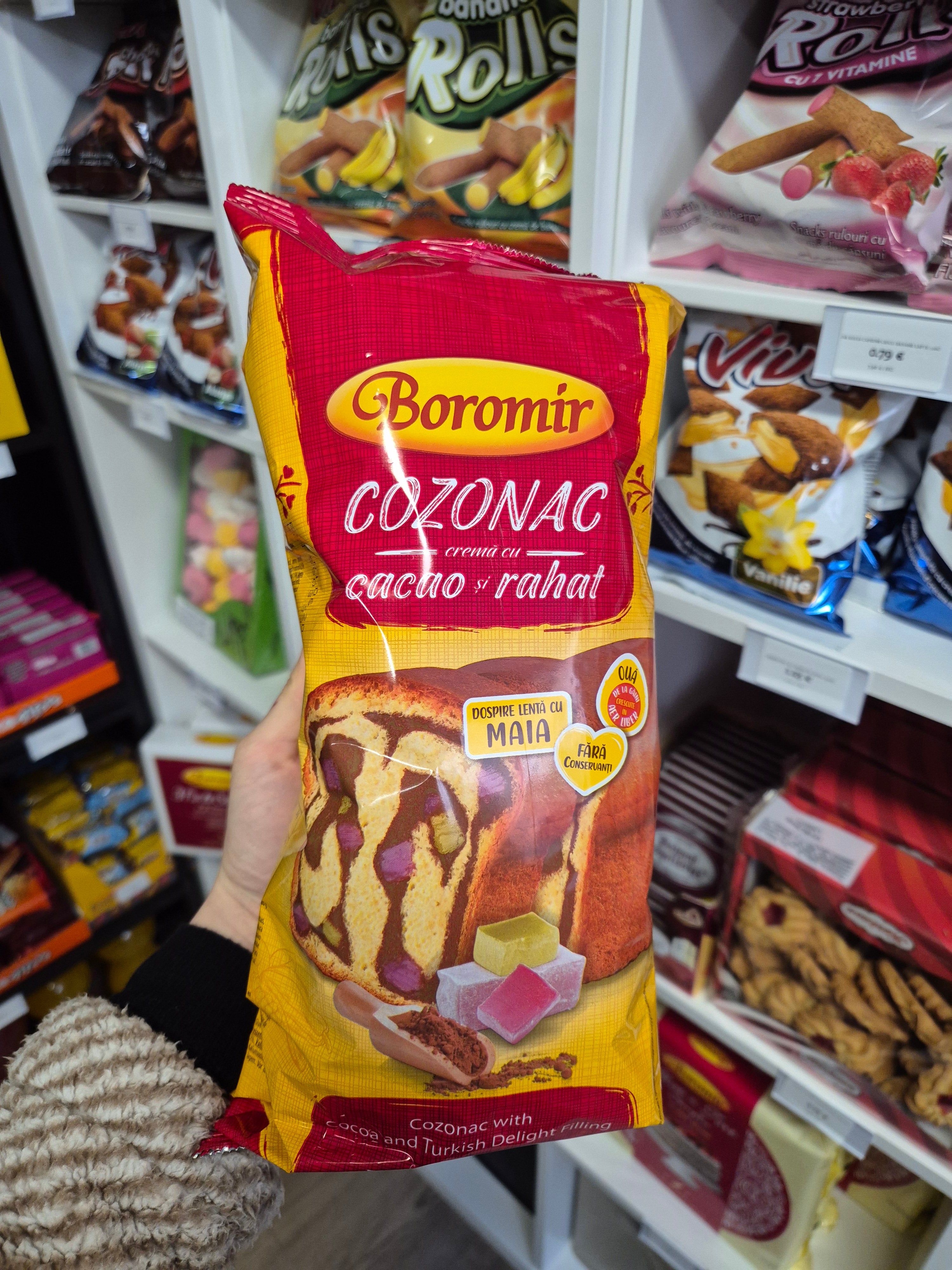 COZONAC CACAO SI RAHAT BOROMIR 500G