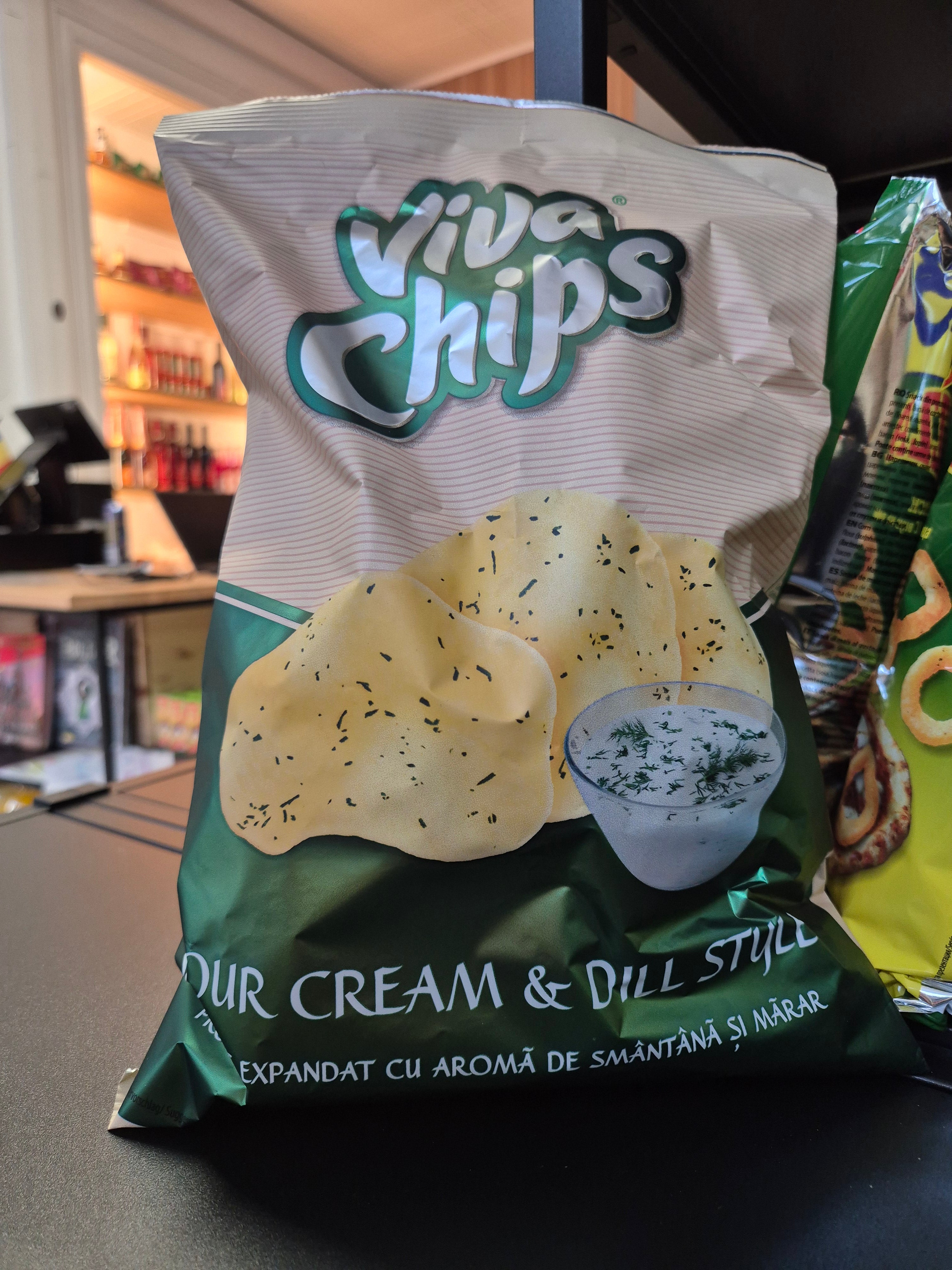 VIVA CHIPS CU SMANTANA SI MARAR 100G