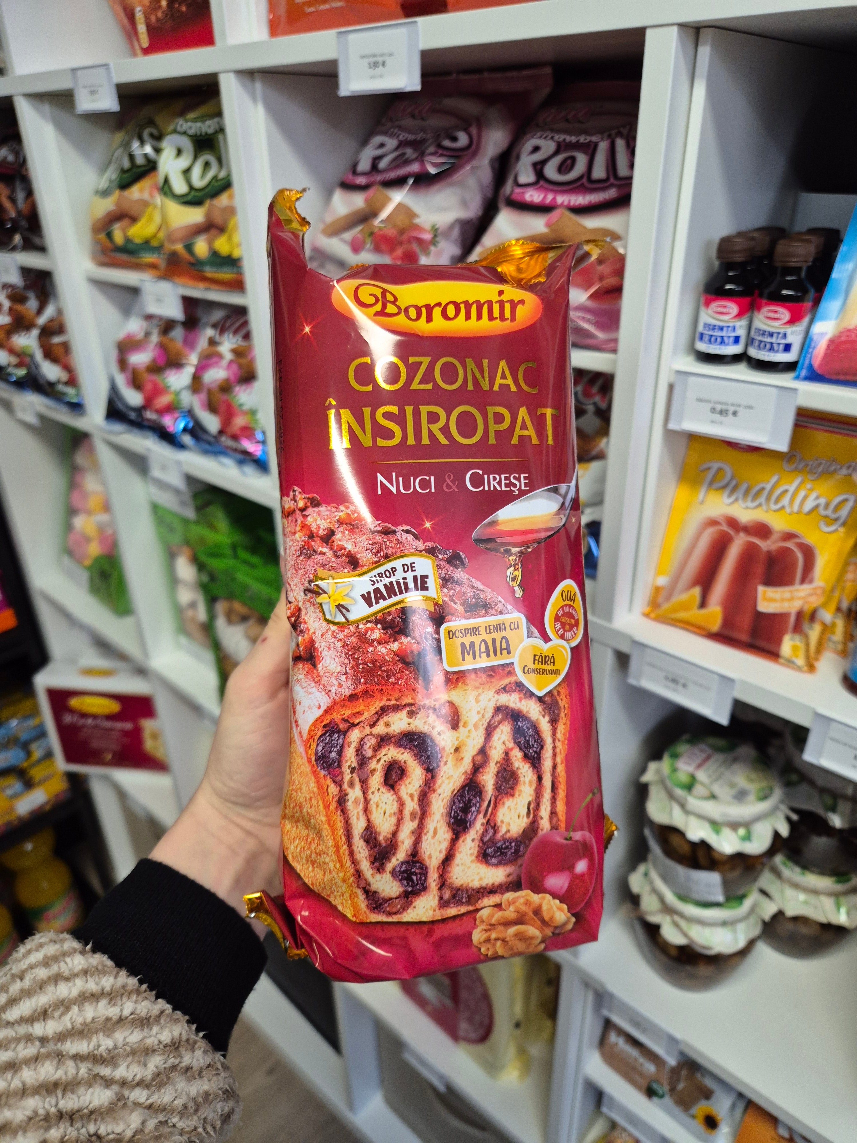 COZONAC INSIROPAT NUCI / CIRESE BOROMIR 500G