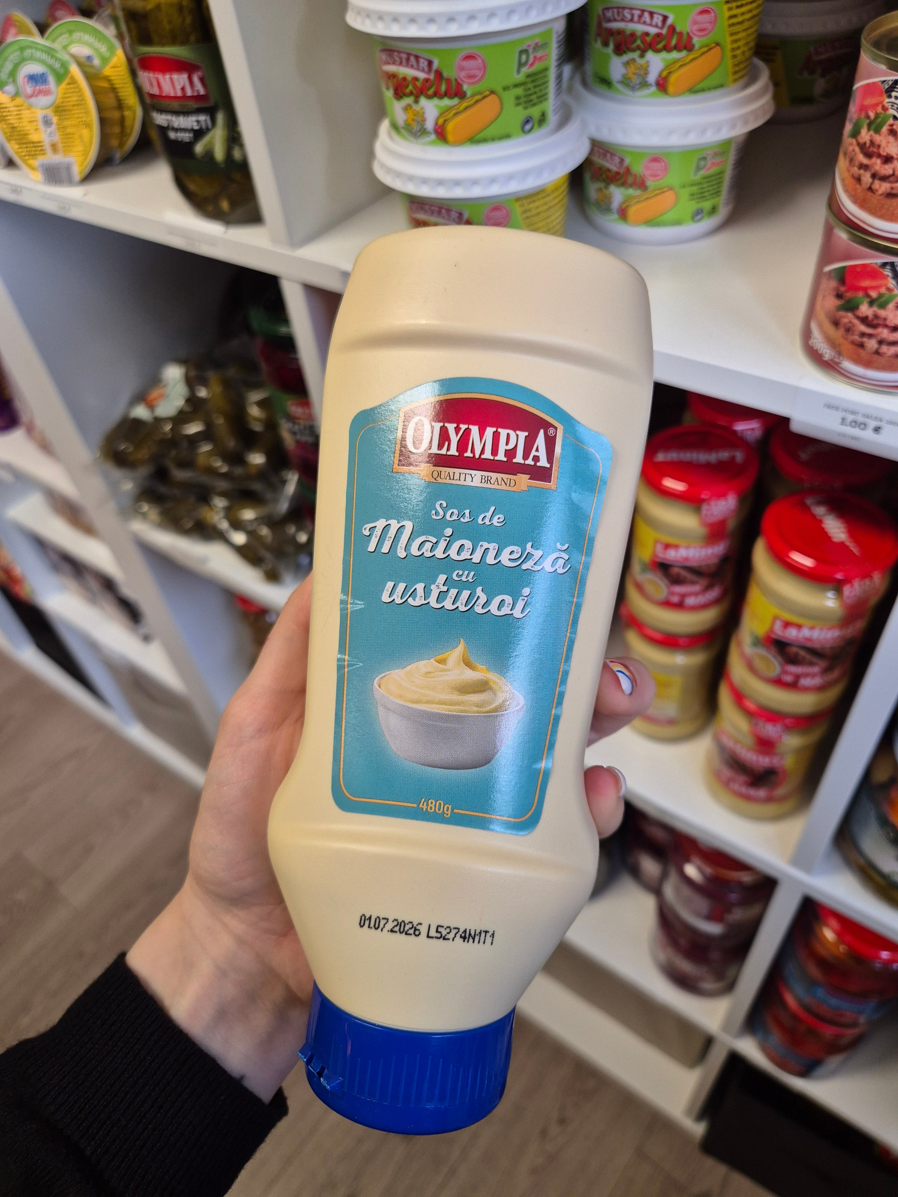 SOS MAIONEZA CU USTUROI OLYMPIA 500G
