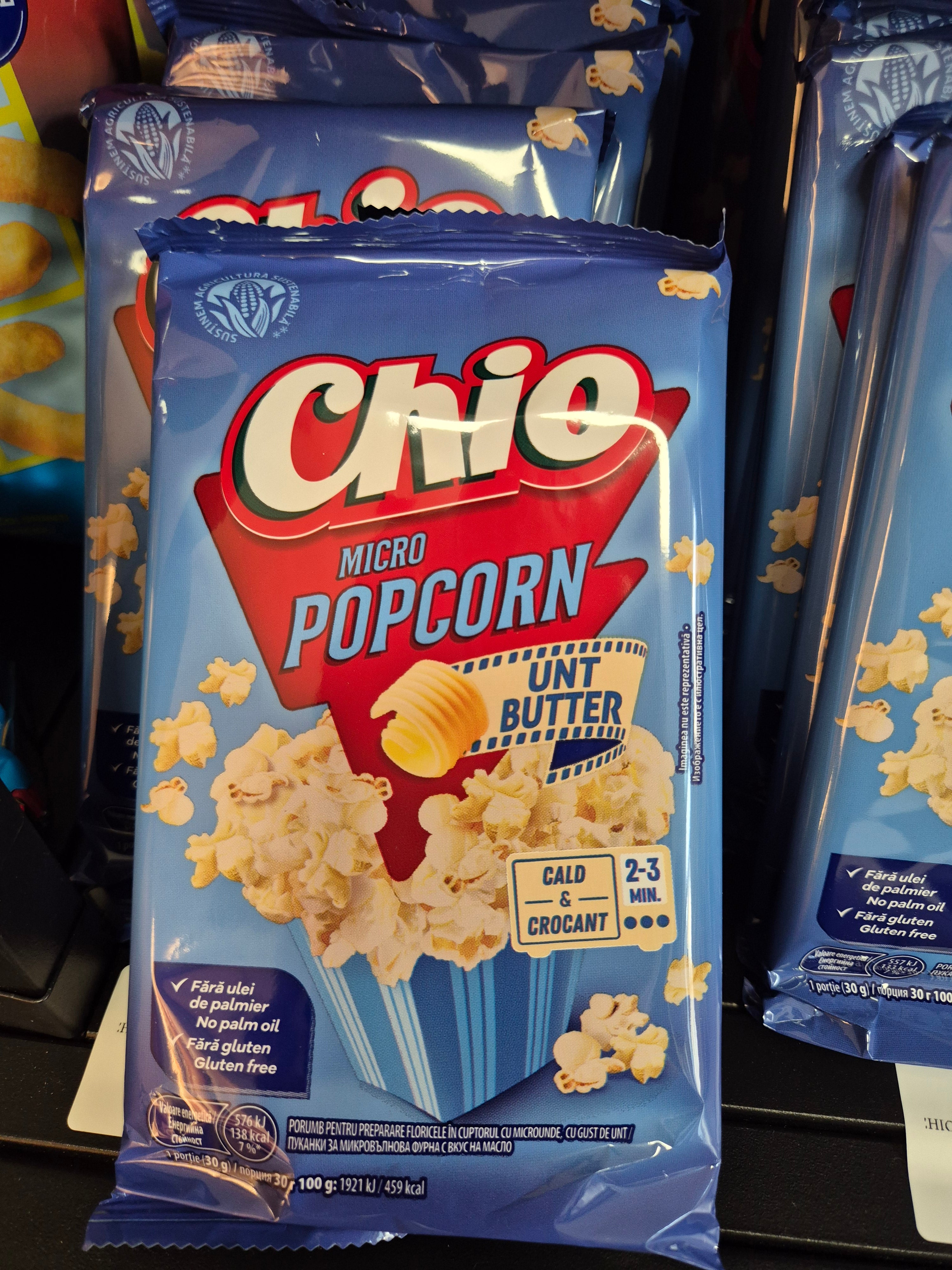CHIO POPCORN UNT 80G